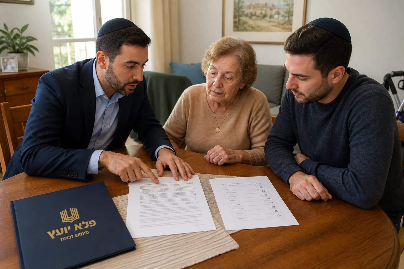 משפחה משווה בין הגדרת הפוליסה לפעולות היום יום